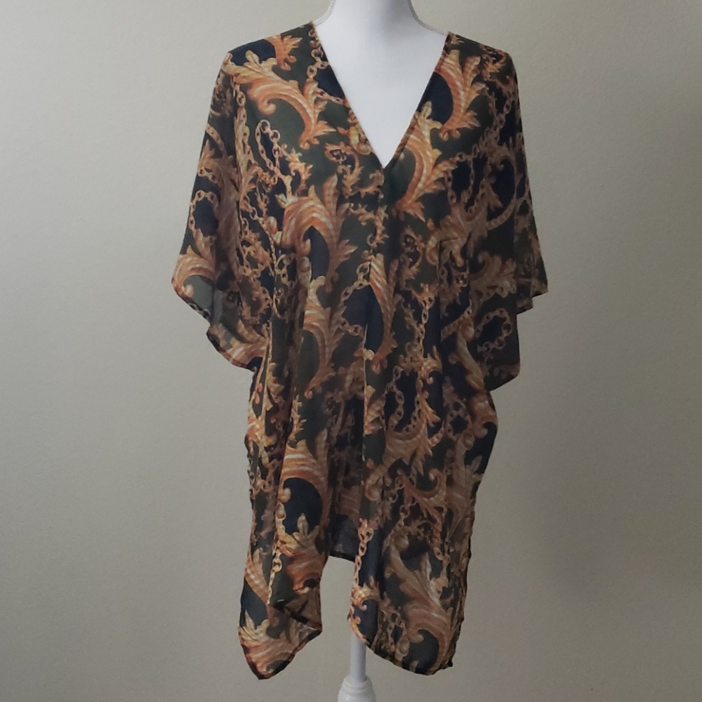 ONE SIZE BEACH COVER UP NWOT
